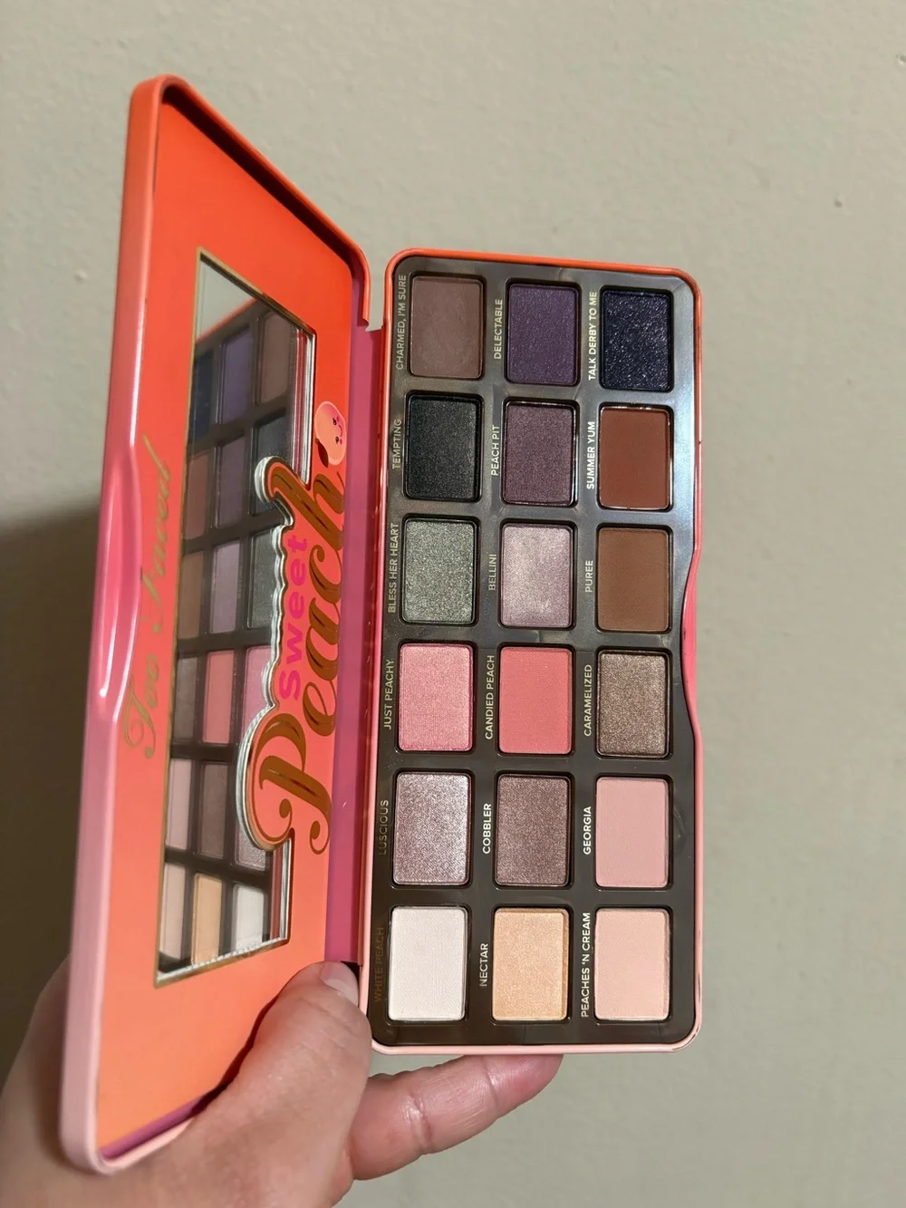 Too Faced Sweet Peach Eyeshadow Palette - Brand New Never .